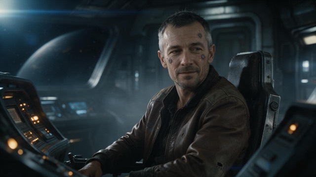 Vincent 'Latch' Naaktgeboren. Captain by attrition. Access mechanic, sealbreaker, protocol locksmith. Unaugmented — and furious about it.
