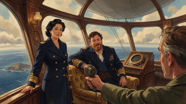 Dixon interviews Vice Admiral Euphrasia de Lestonnac and Captain Henry Penn, who accuse the Navy of stealing their tech.