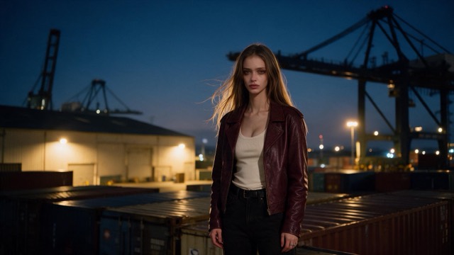 Rae Calder, 25. The thief. Believes performance is control. Uses being looked at as cover.